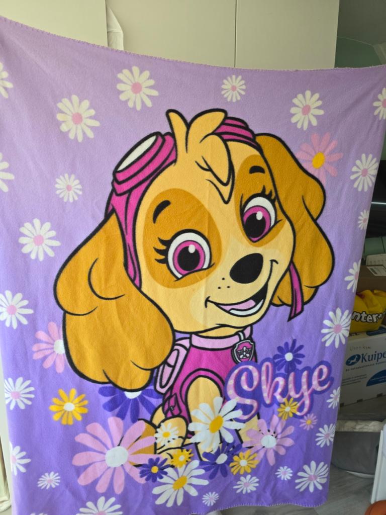 Paw patrol fleece deken, Ophalen of Verzenden, Zo goed als nieuw