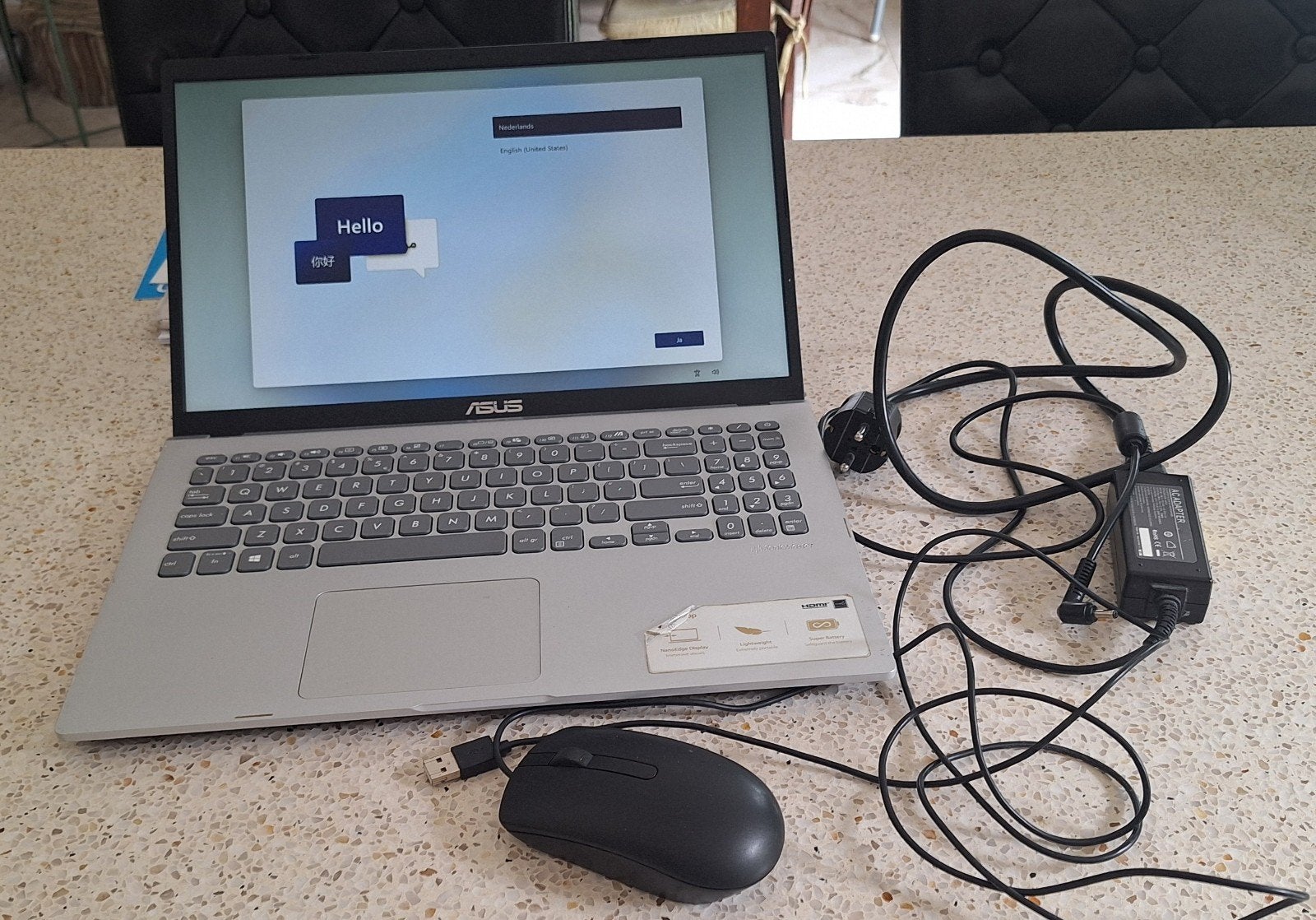 Asus A509FA laptop, Ophalen of Verzenden, 256 GB of meer, 4 GB of minder