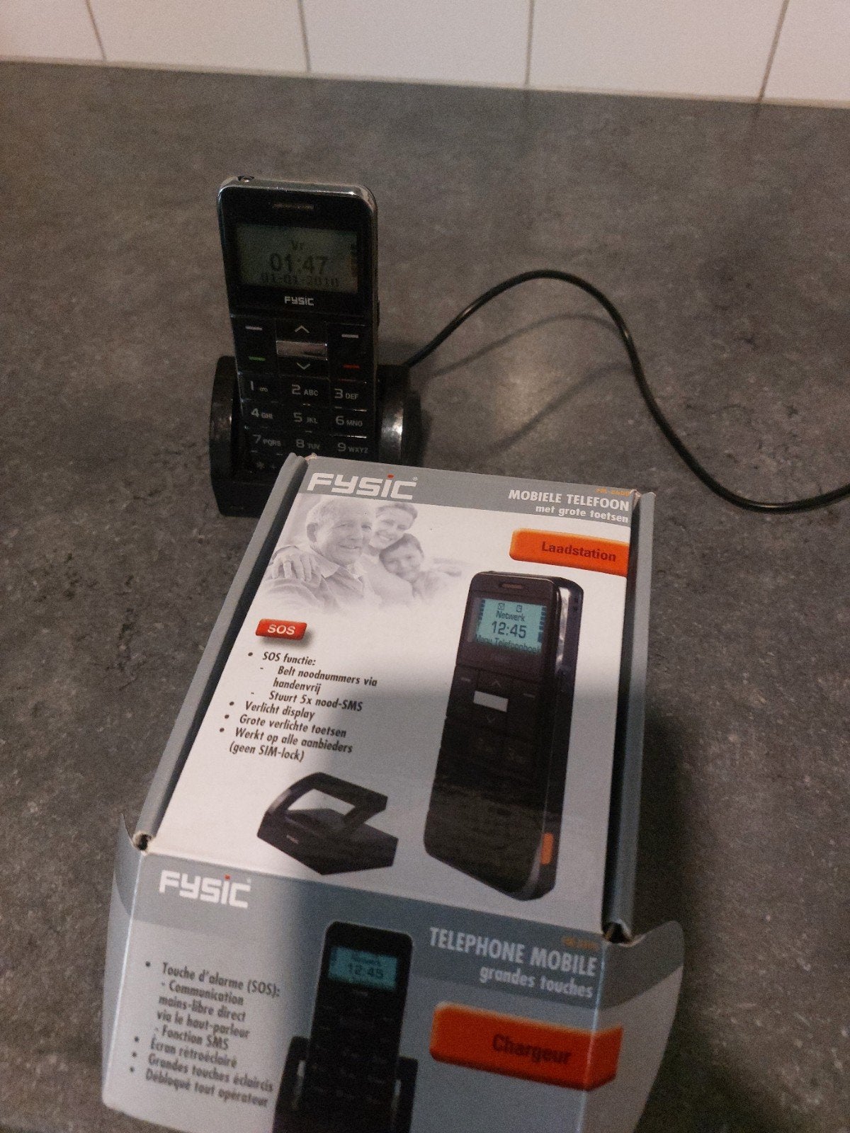 Fysic GSM met grote toetsen, Telecommunicatie, Gebruikt, Geen camera, Ophalen of Verzenden, Klassiek of Candybar