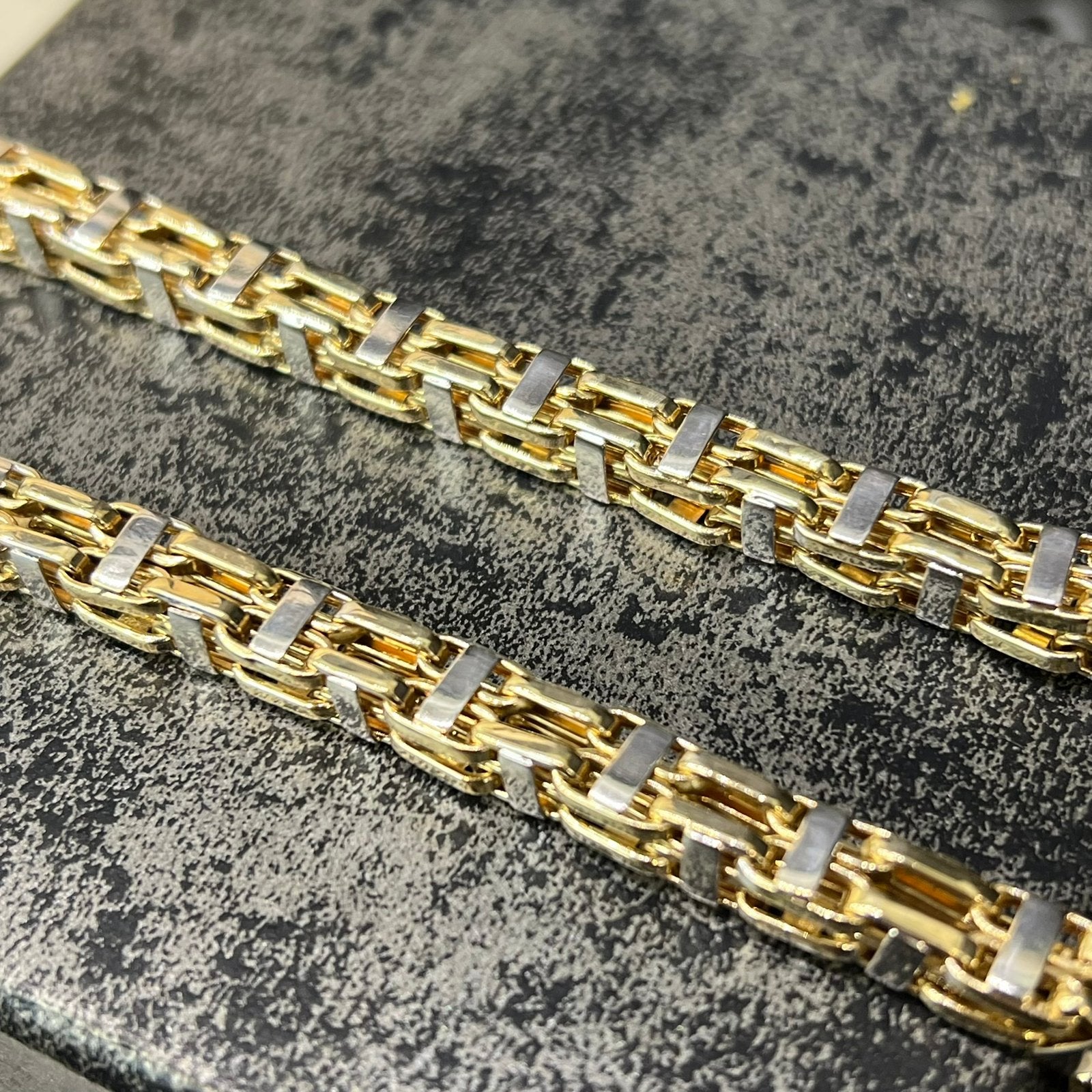 14 karaat gouden ketting magnum schakel 53,5 gram, Ophalen of Verzenden, Zo goed als nieuw, Goud