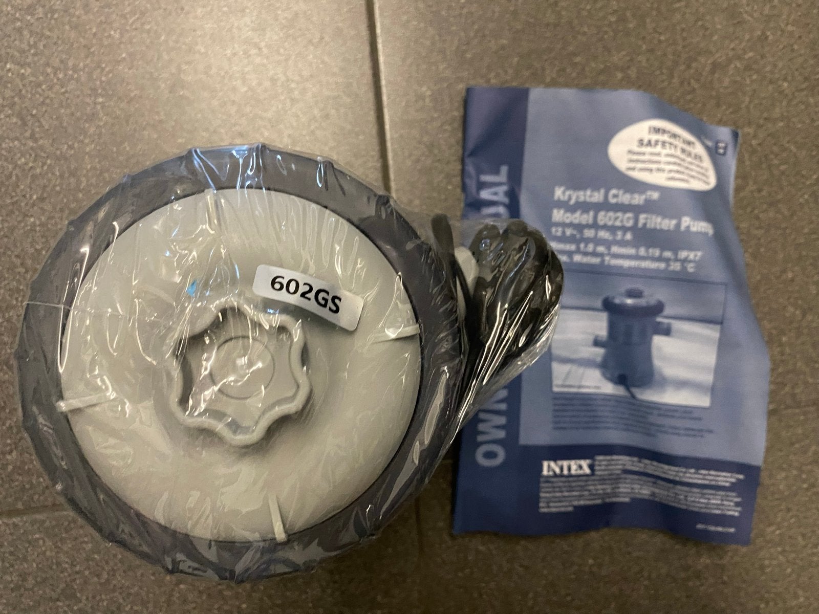 Intex Krystal Clear Filterpomp 602G voor Zwembad, Tuin en Terras, Zwembad-toebehoren, Ophalen of Verzenden, Nieuw, Zwembadpomp