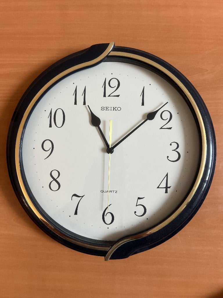 Quartz Klok, Ophalen of Verzenden, Gebruikt, Wandklok