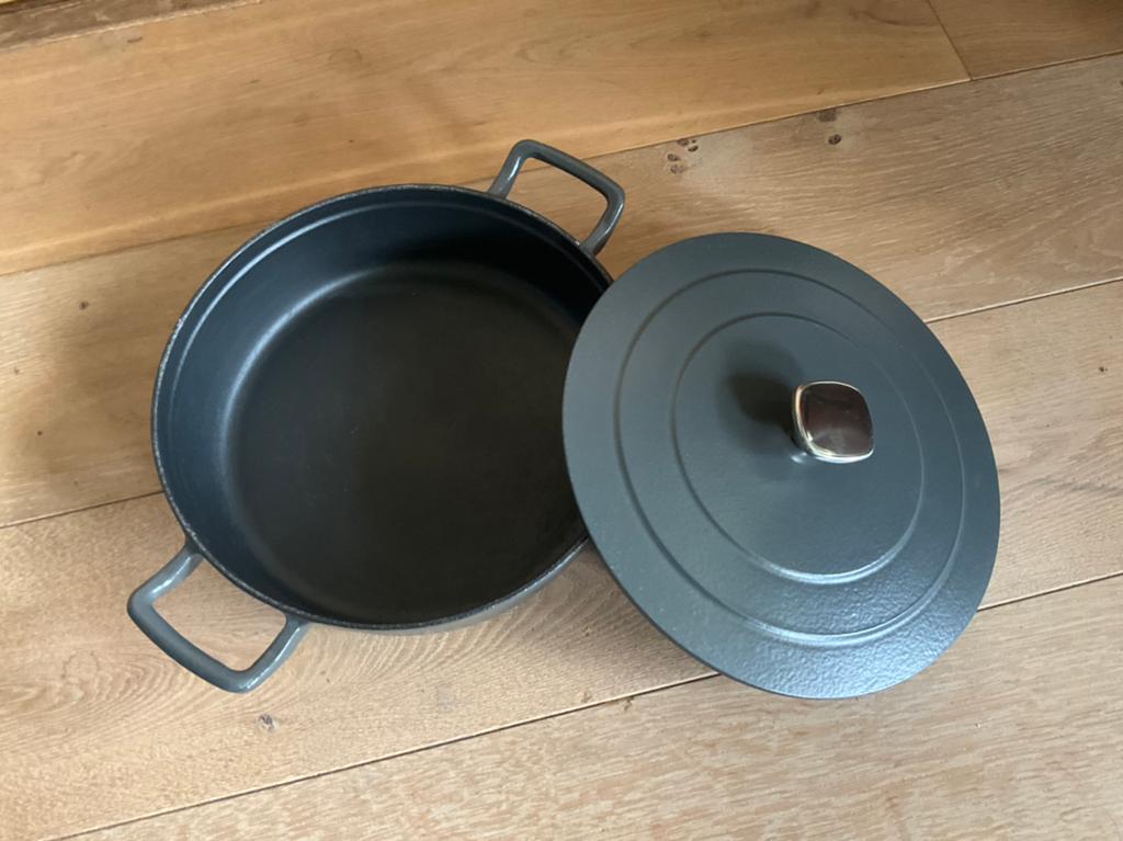 gietijzeren braadpan, Ophalen of Verzenden, Zo goed als nieuw, Gietijzer, Koekenpan of Braadpan