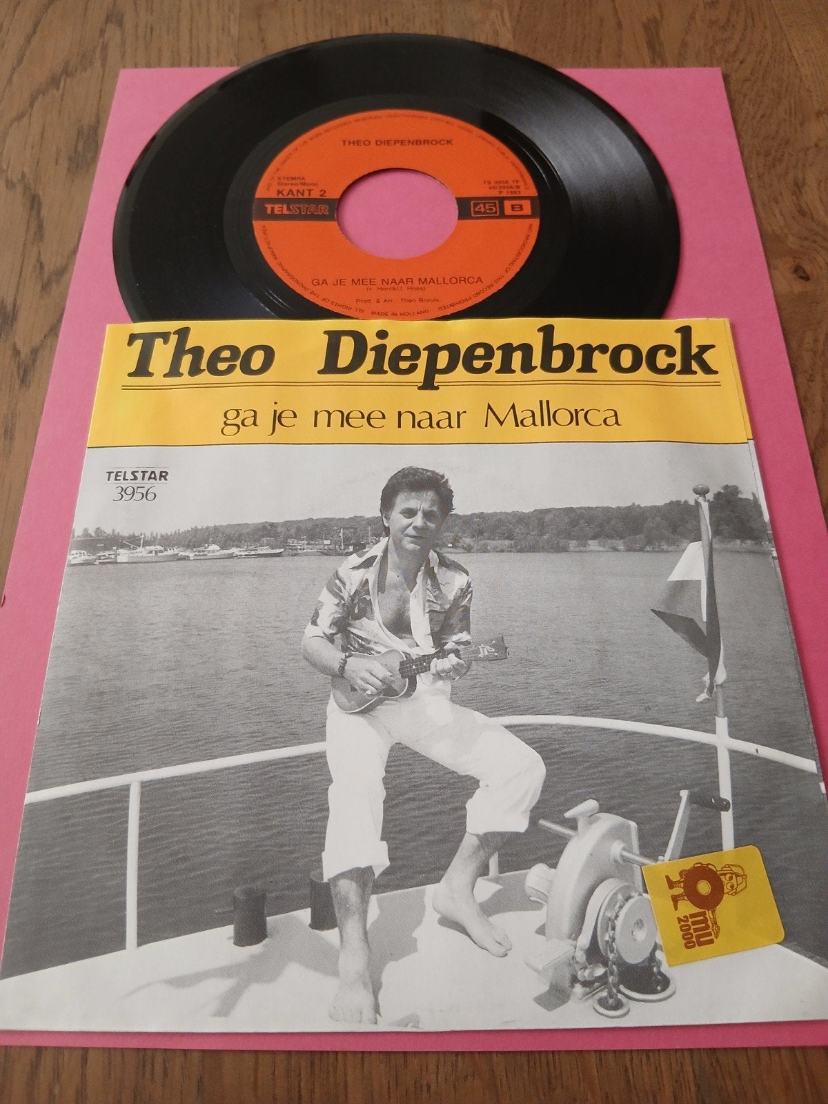 VINYL SINGLE  THEO DIEPENBROCK  1983, Verzenden, Zo goed als nieuw, Overige formaten, Levenslied of Smartlap