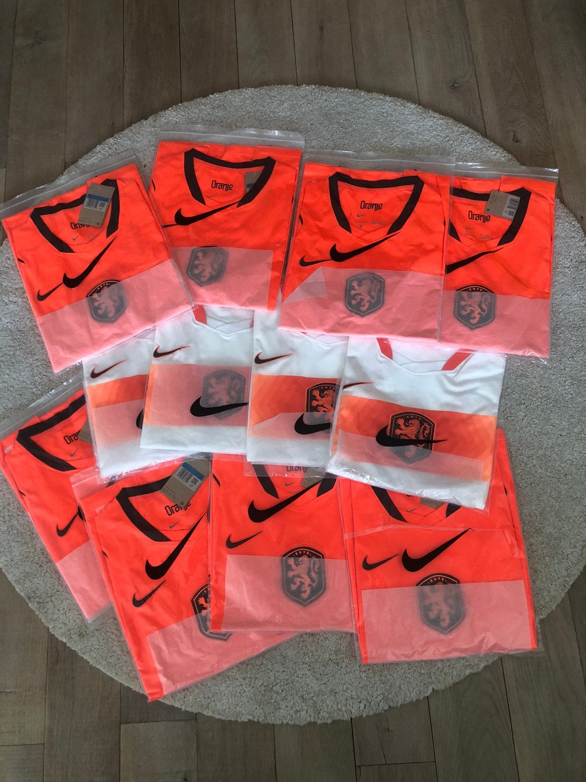WK26 Nederlands elftal uit/thuis shirts maat M t/m XL, Maat XL, Ophalen of Verzenden, Nieuw, Shirt