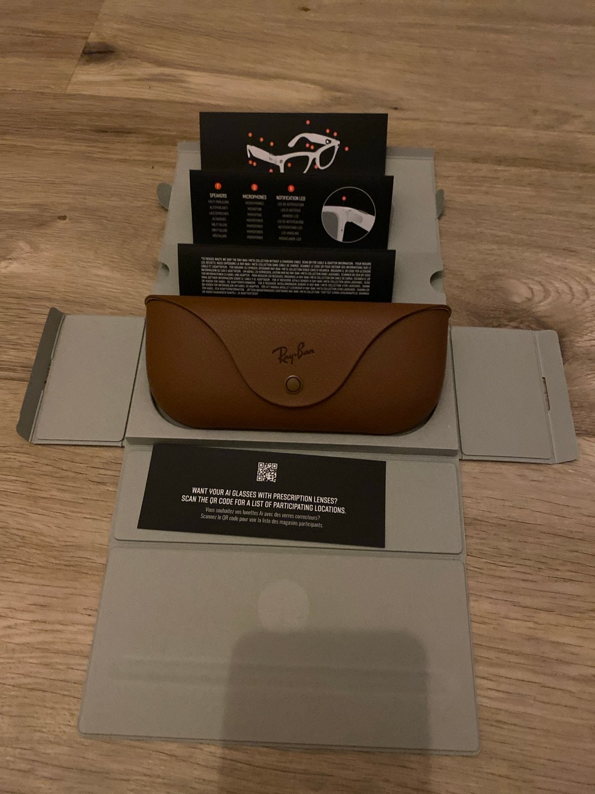 Ray-Ban Stories Wayfarer Smart Glasses Gen 2, Zonnebril, Zwart, Nieuw, Ophalen of Verzenden