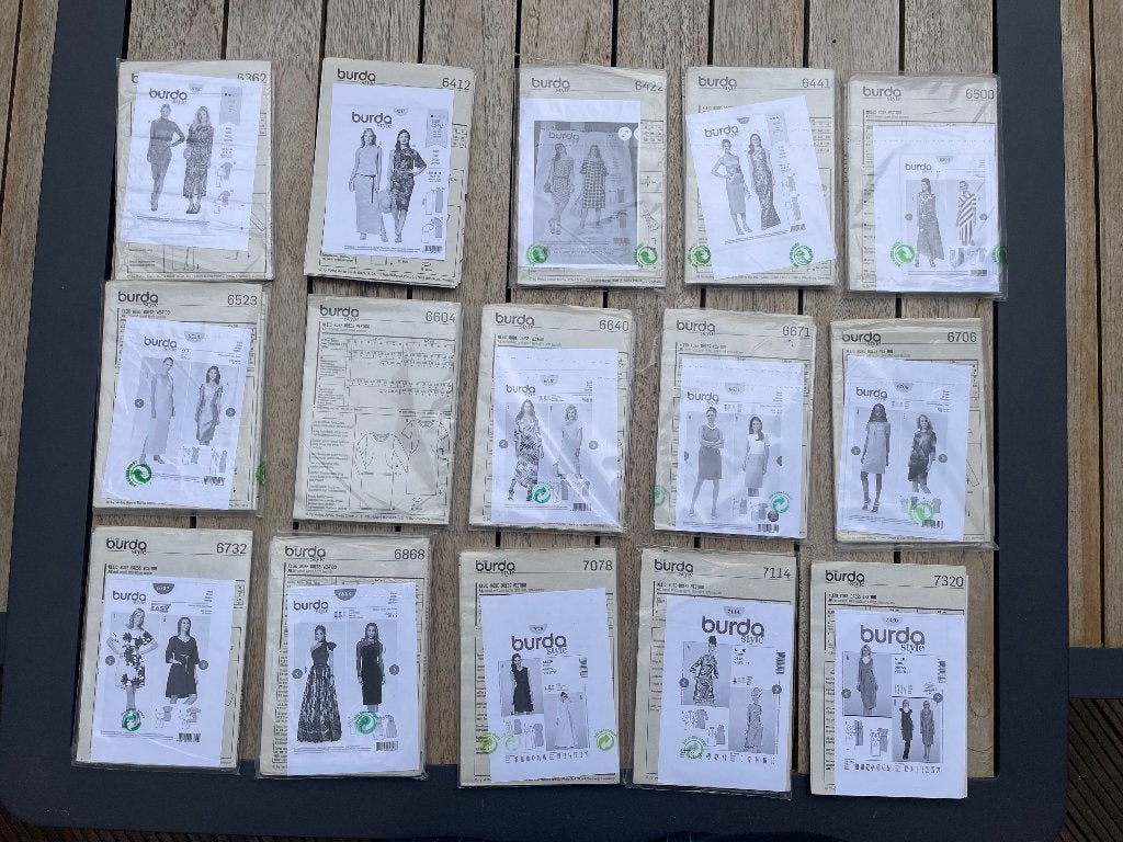 Burda naaipatronen jurken, Overige typen, Vrouw, Zo goed als nieuw, Burda