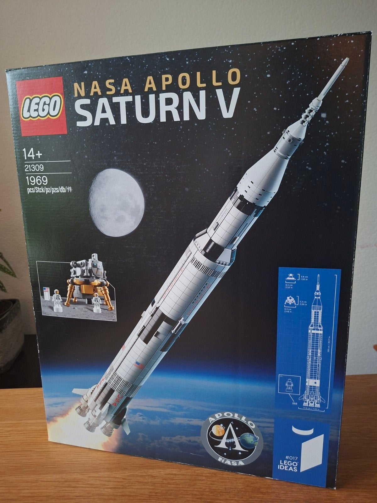 LEGO Ideas Apollo Saturn V (21309) - Nieuw in doos, Ophalen of Verzenden, Nieuw