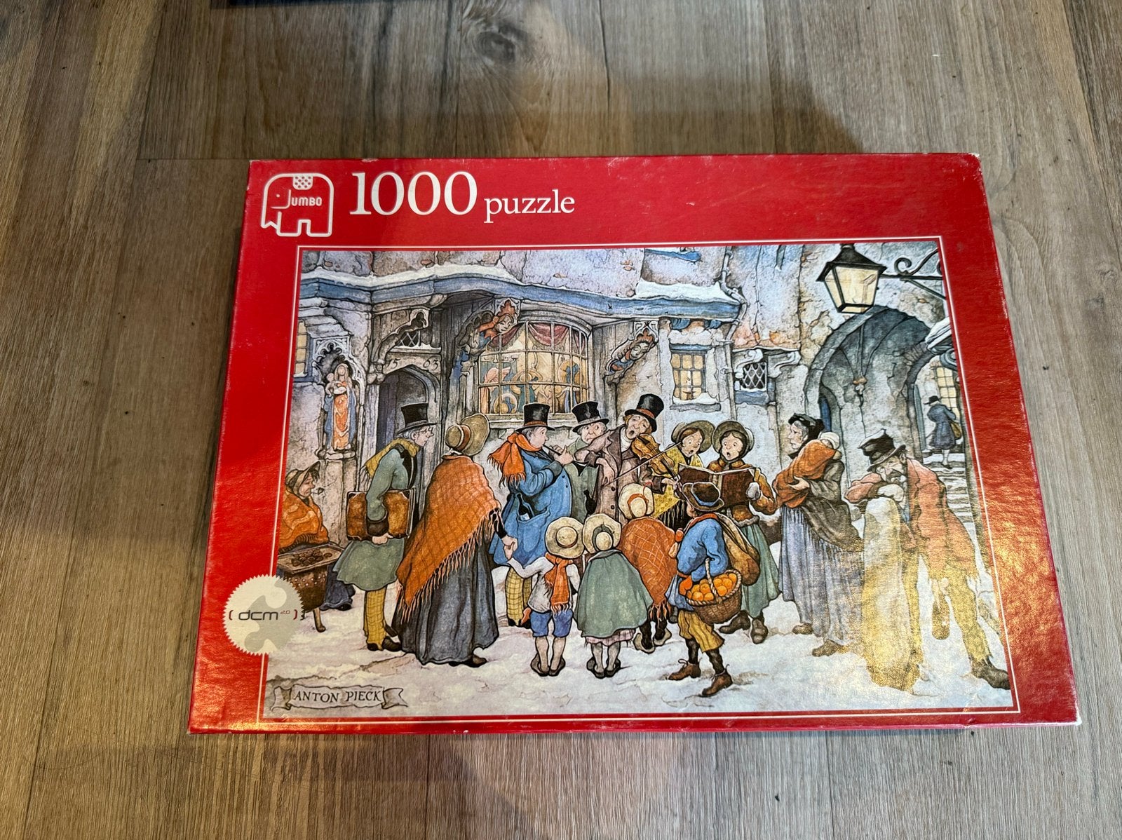 Jumbo Legpuzzel Anton Pieck - Het Kerstkoor 1000 stukjes, Ophalen of Verzenden, 500 t/m 1500 stukjes, Gebruikt, Legpuzzel