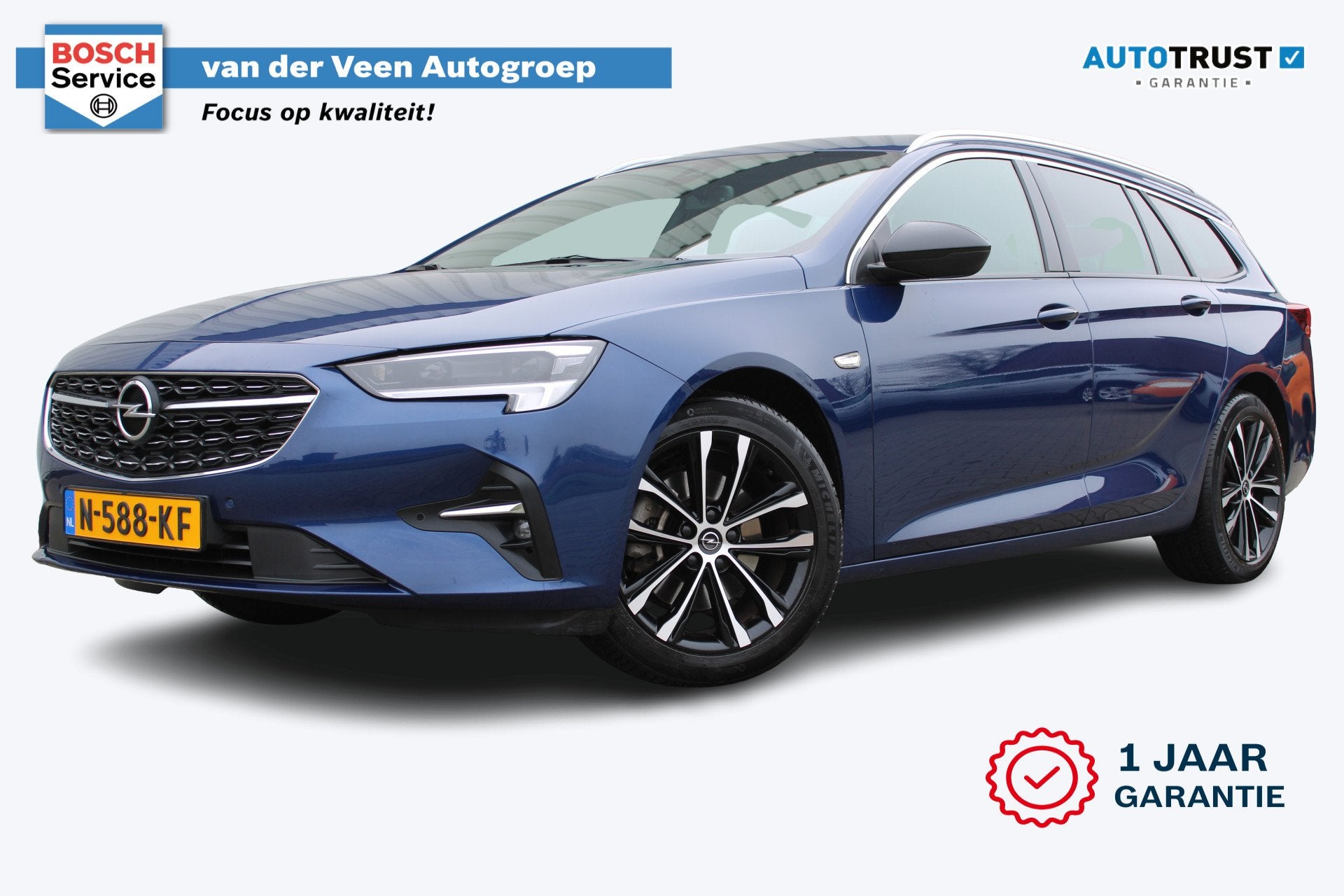 Opel Insignia Sports Tourer 1.5 CDTI Ultimate | Incl. 12 maa, Voorwielaandrijving, 12 maanden, Gebruikt, Blauw