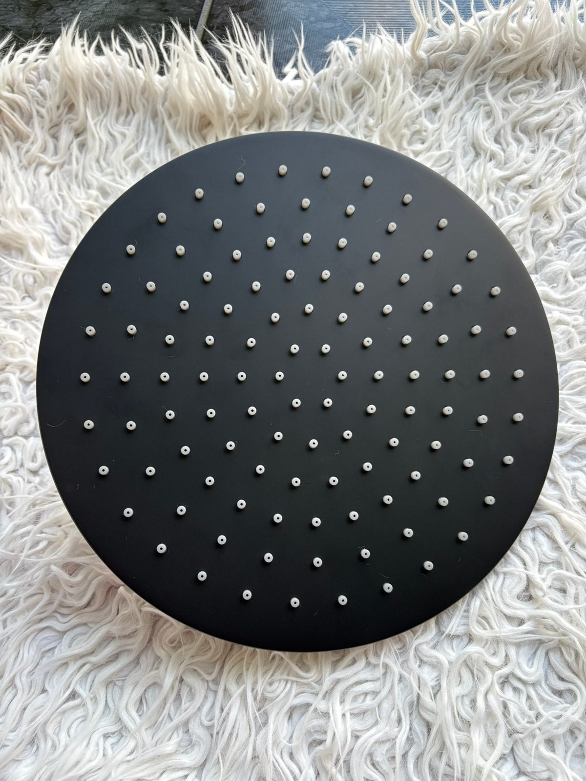 Mat zwarte hoofddouche 30cm, Ophalen of Verzenden, Nieuw, Douche