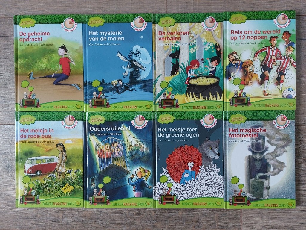 8 kinderboeken Boekenbakkers serie, Boeken, Ophalen of Verzenden, Zo goed als nieuw, Fictie algemeen