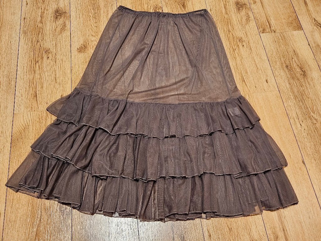 Taupe petticoat Less More M-XL incl verz €27,50, Overige kleuren, Verzenden, Maat 46/48 (XL) of groter, Less More