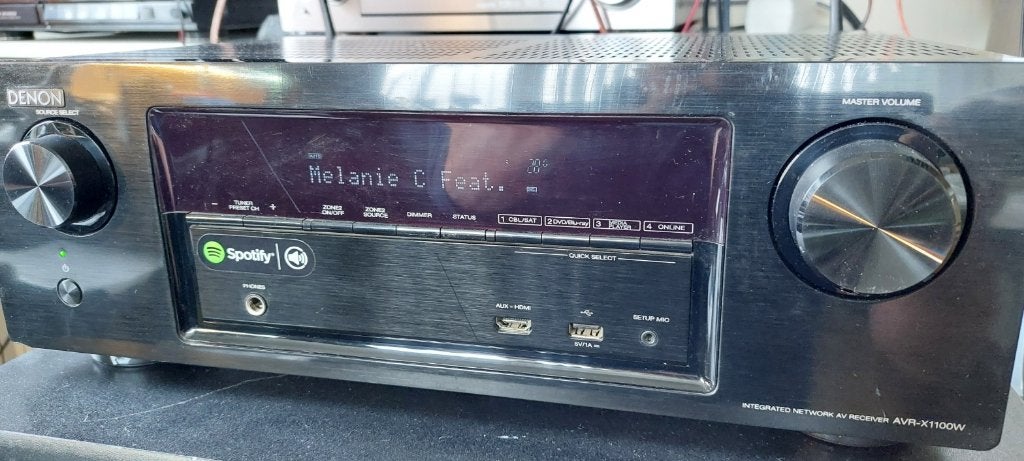 Denon AVR-X1100W 7.2 Receiver, Denon, Ophalen of Verzenden, 60 tot 120 watt, Gebruikt