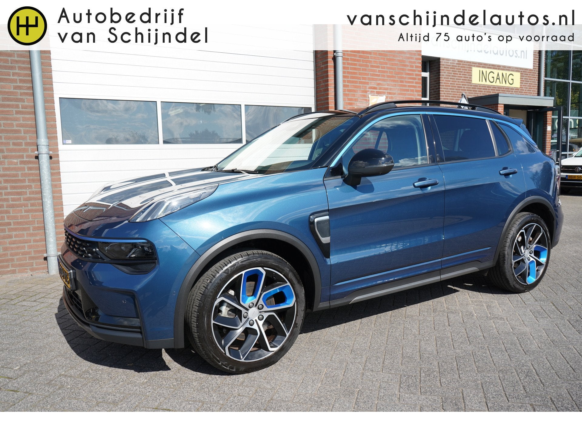 Lynk & Co 01 1.5 261PK! DEC 2022 ORIGINEEL NEDERLANDS DEALER, Dealer onderhouden, Stof, Blauw, 120 €/maand