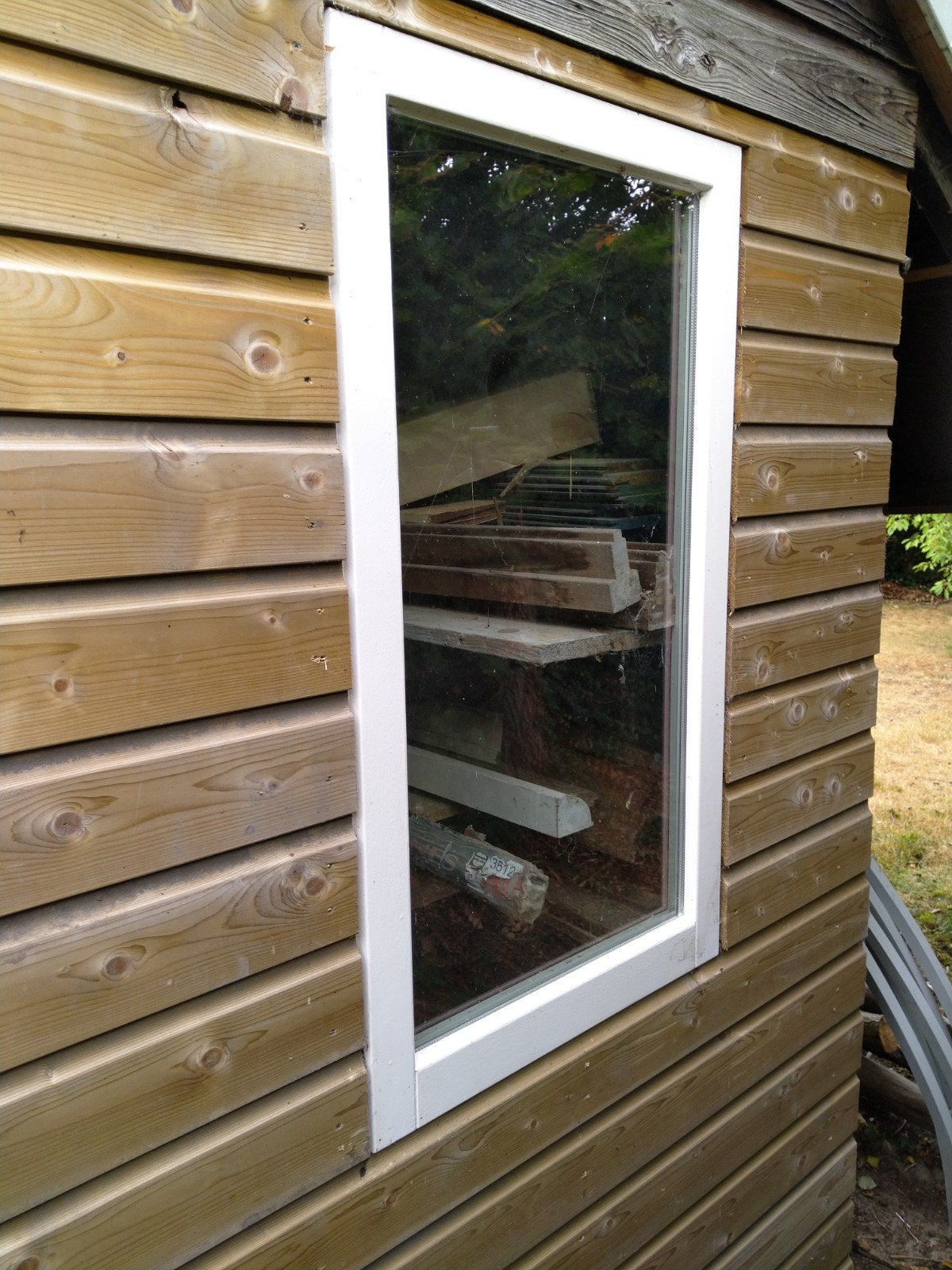 raam zonder kozijn dubbele beglazing, Doe-het-zelf en Verbouw, Glas en Ramen, Gevelraam of Ruit, Minder dan 80 cm, 80 tot 120 cm