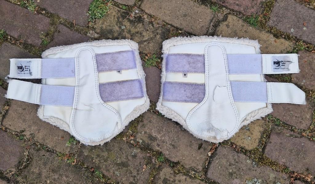 Beschermers wit maat cob/M, Ophalen of Verzenden, Gebruikt, Rijden