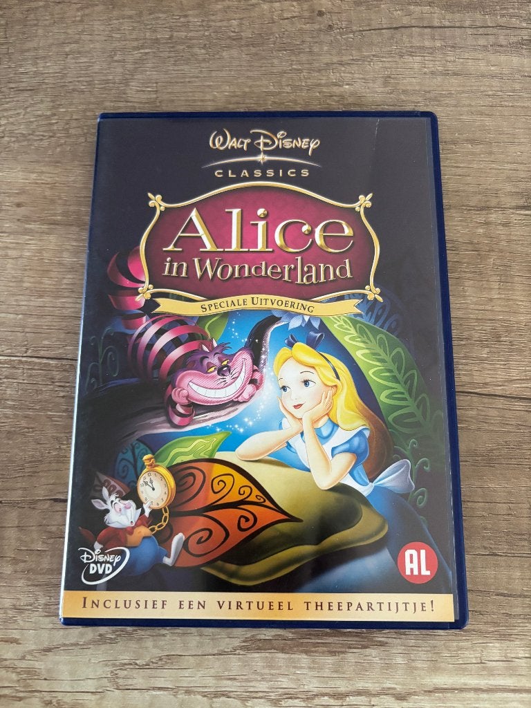 disney dvd alice in wonderland, Cd's en Dvd's, Dvd's | Tekenfilms en Animatie, Europees, Tekenfilm, Alle leeftijden, Ophalen of Verzenden