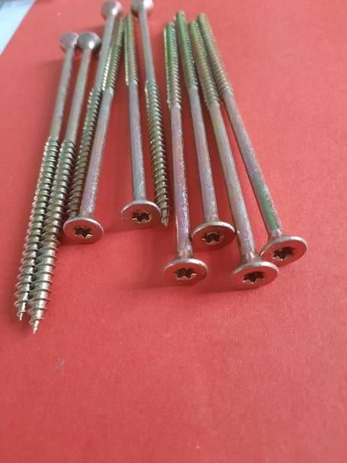 50 Torx houtbouwschroeven 5+6 mm dik  dak veranda dakkapel, 100 tot 250 mm, N, N, Schroeven
