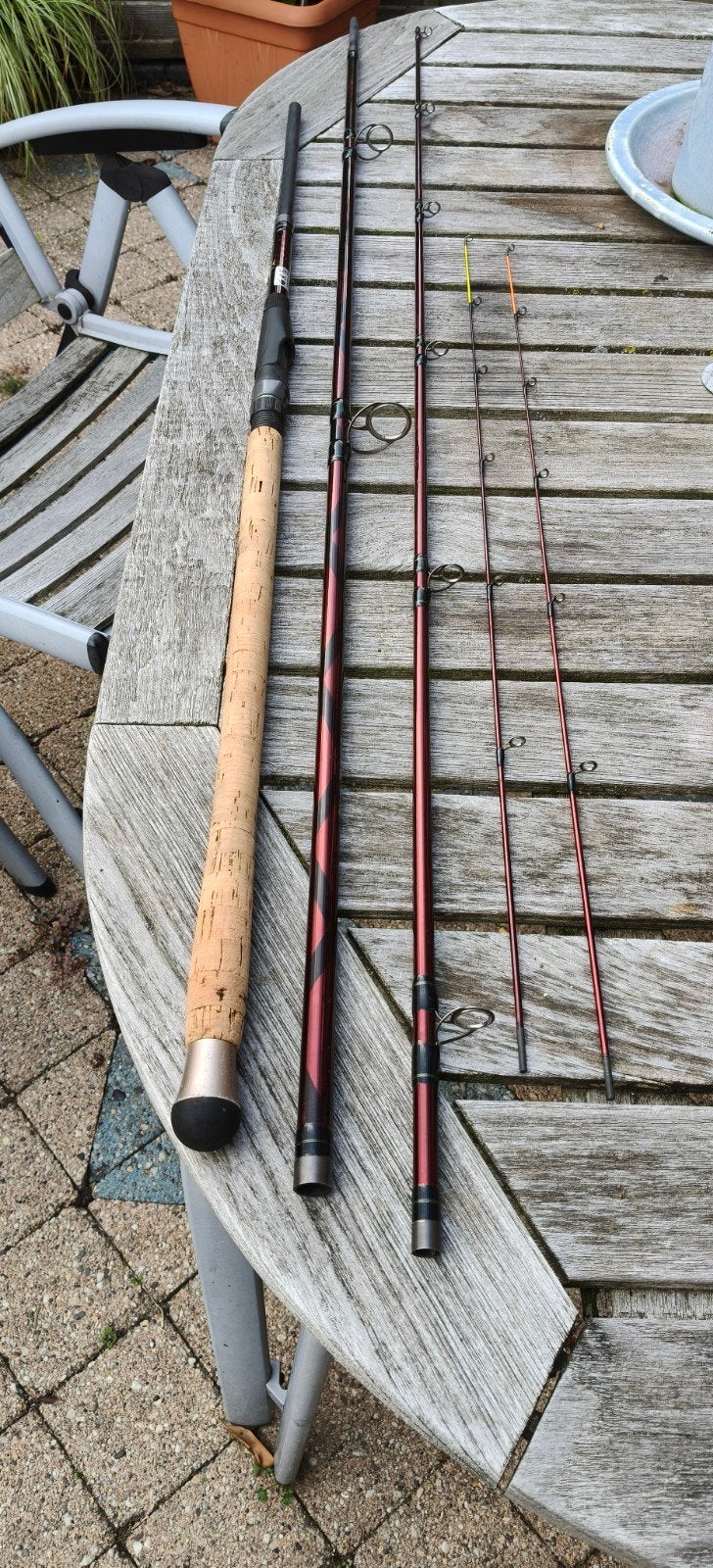 Arca Grandview Feederhengel 4.20m - 4 secties, 2 toppen, Watersport en Boten, Ophalen of Verzenden