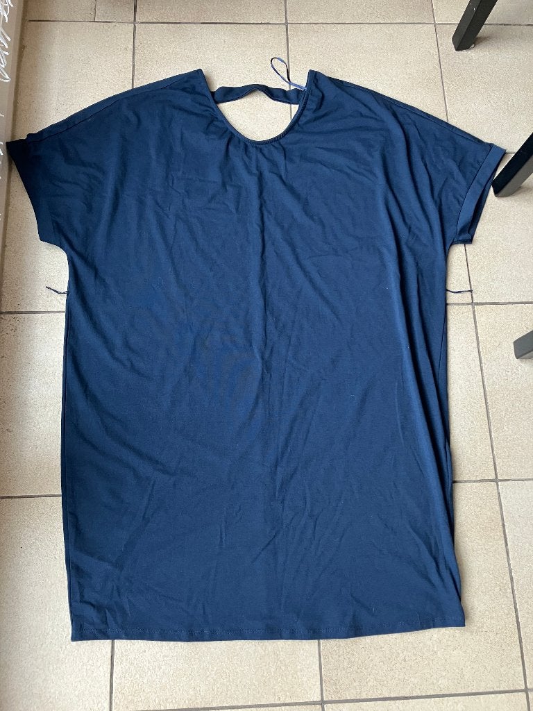Leuke Blauwe jurk - Maat 52, Kleding | Dames, Grote Maten, Ophalen of Verzenden, Zo goed als nieuw, Blauw, Jurk