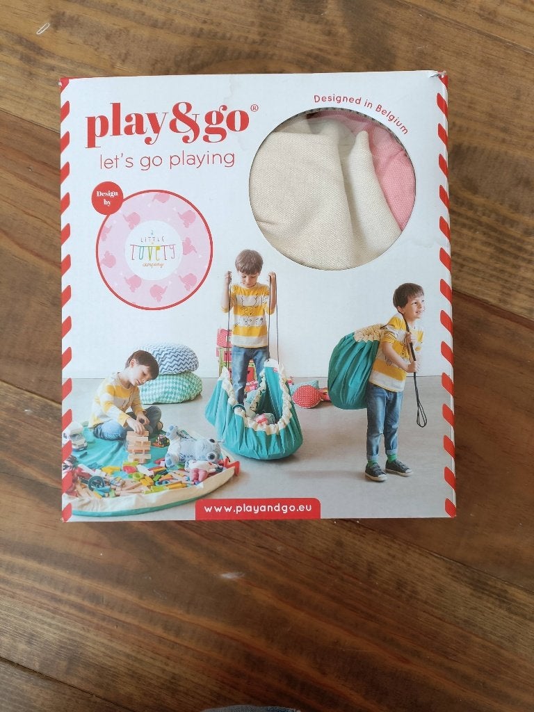 Play & Go opbergzak / speelmat olifantjes 2 in 1, Ophalen of Verzenden, Zo goed als nieuw
