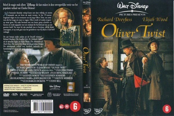 Oliver Twist Van Disney DVD, Verzenden, Overige genres, Zo goed als nieuw, Vanaf 6 jaar