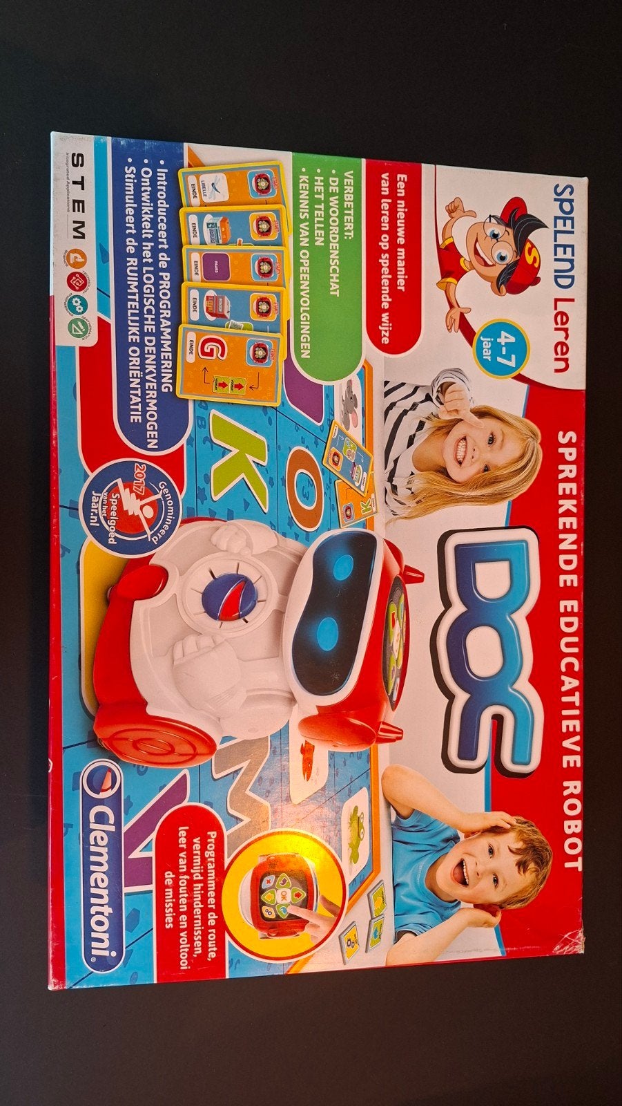 Clementoni DOC Educatieve Robot - Spelend Leren, Ophalen of Verzenden, Zo goed als nieuw, Elektronica