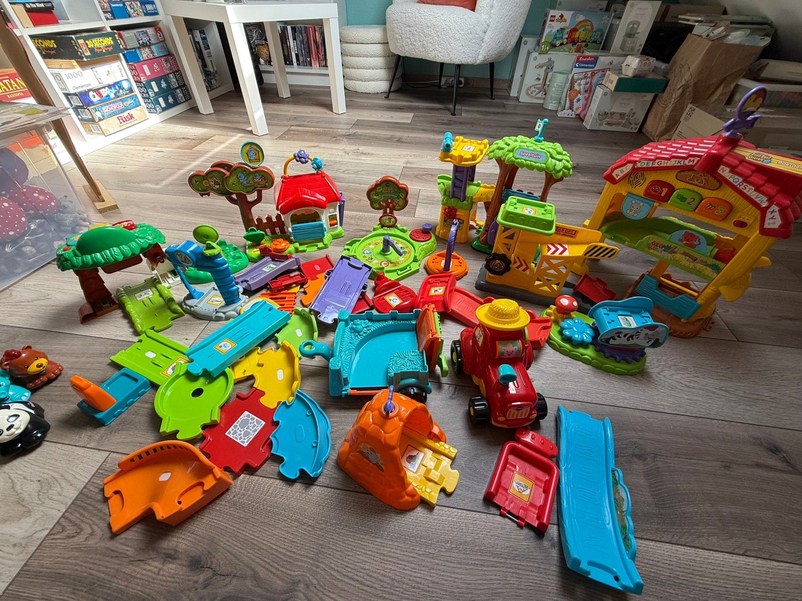 Zoef zoef - Vtech (mogelijk niet compleet), Kinderen en Baby's, Speelgoed | Vtech, Ophalen of Verzenden, Gebruikt, 6 maanden tot 2 jaar