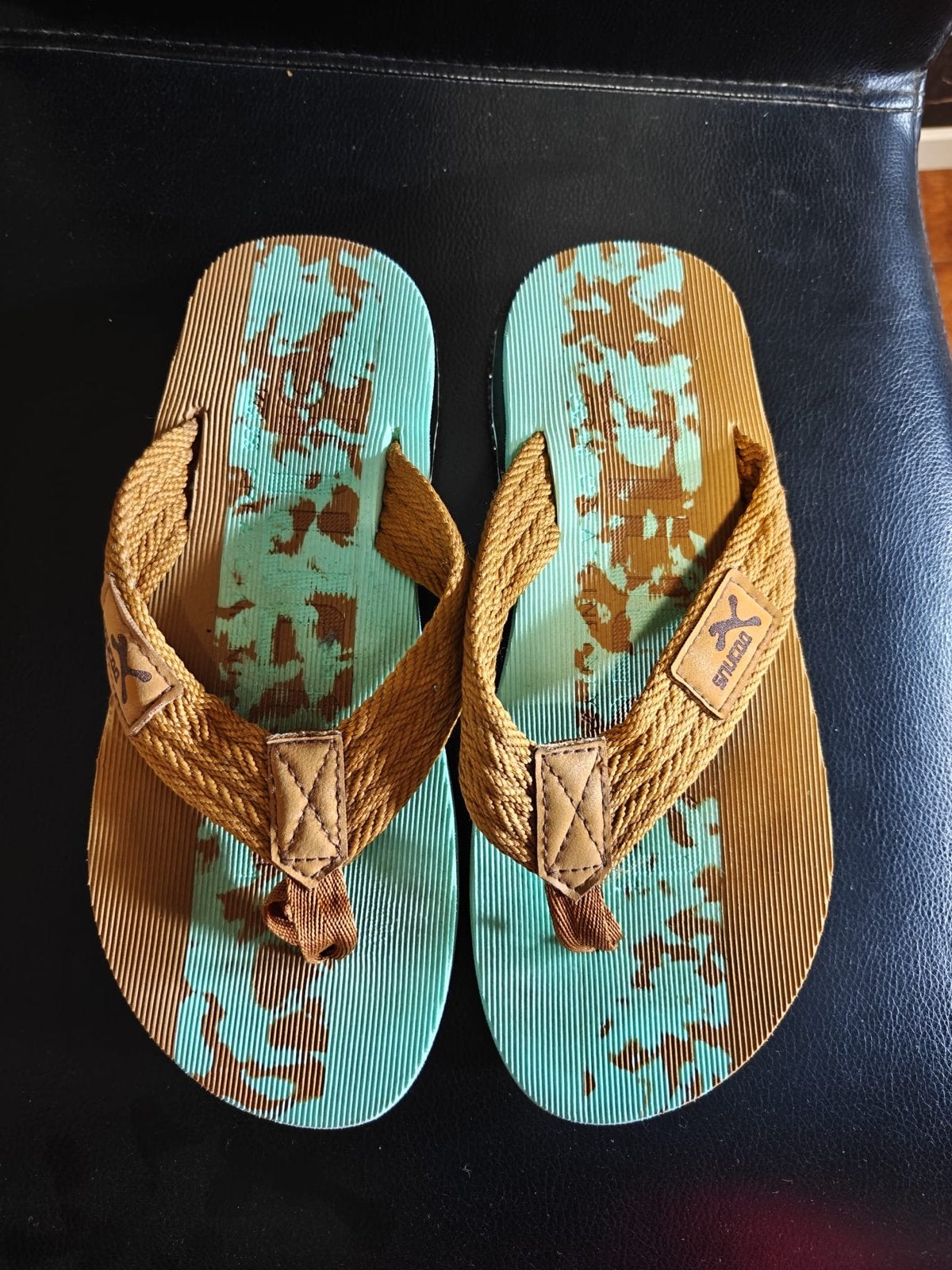 Snucua slippers - Bruin/Mintgroen, Ophalen of Verzenden, Gedragen, Bruin, Slippers