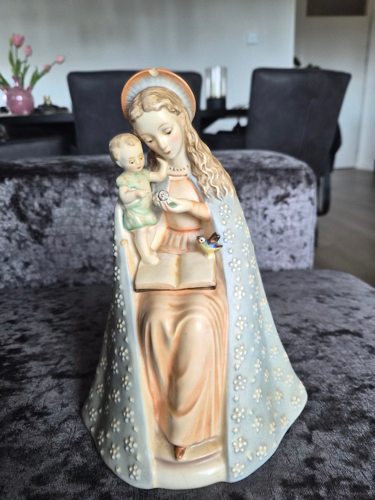 Hummelfiguur Moeder en Kind - Vintage Porselein, Antiek en Kunst, Ophalen