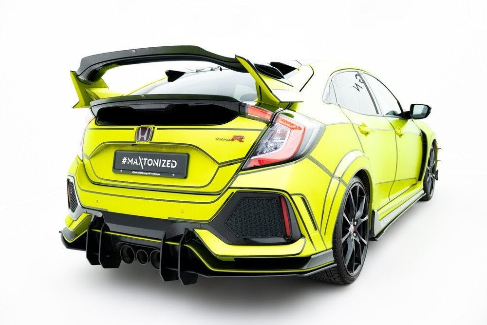 Voorlip splitter spoiler skirt canard - Civic type-R FK8 17+, Ophalen of Verzenden