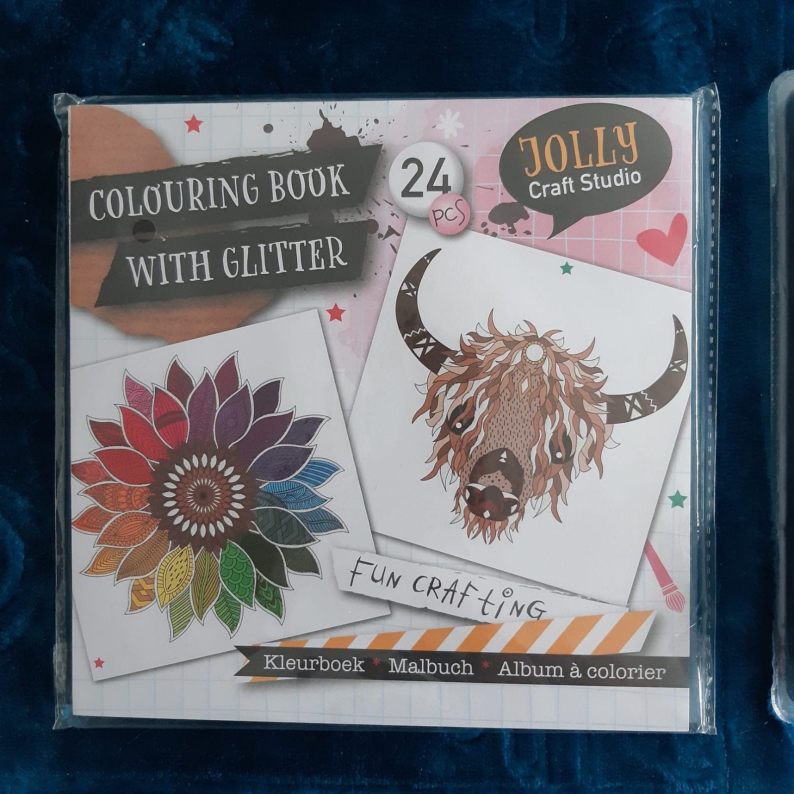 Jolly Craft Studio Kleurboek met Glitter - Nieuw in plastic, Overige thema's, Nieuw, Meerkleurig, Ophalen of Verzenden