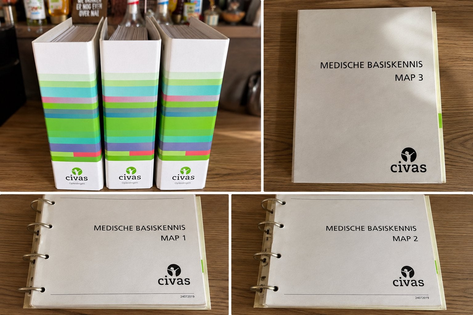 Civas Medische Basiskennis Complete set van 3 mappen, Boeken, Ophalen, Beta, Gelezen, HBO
