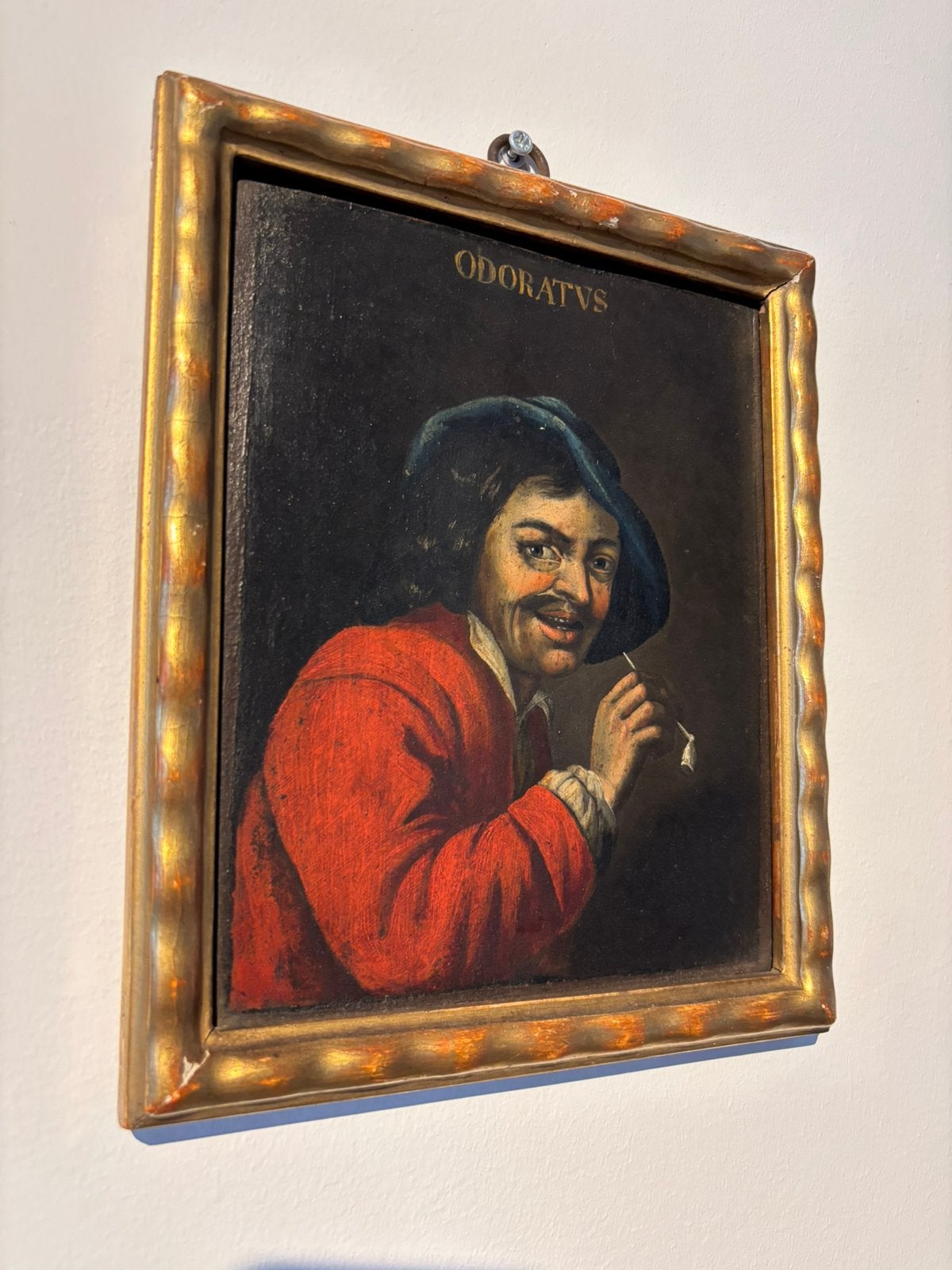 18e eeuw Serie van de Vijf Zintuigen, Olieverf op notenhout, Antiek en Kunst, Ophalen, Origineel, 1700 - 1799