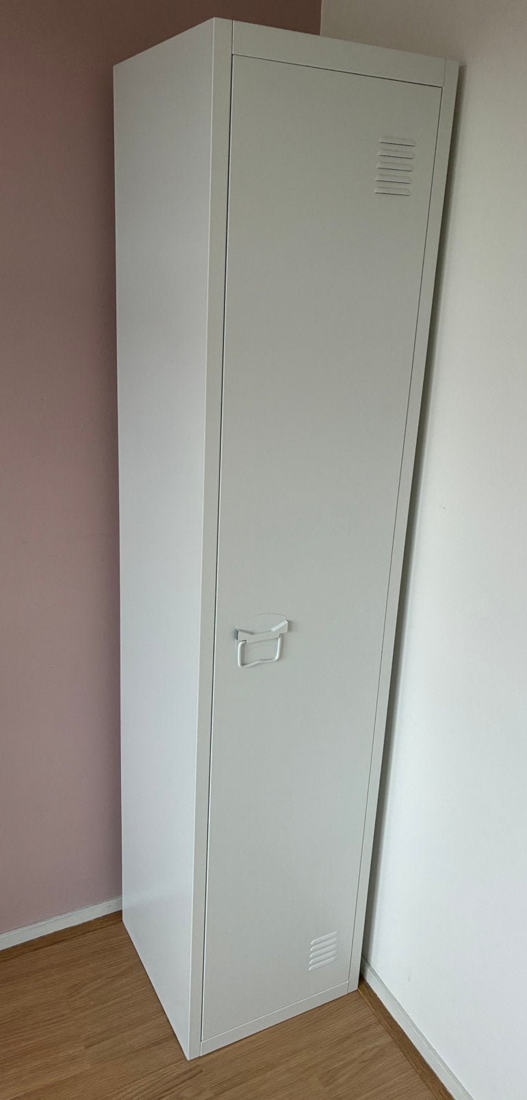 Gave lockerkast metaal wit, Huis en Inrichting, Kasten | Boekenkasten, Ophalen, 50 tot 100 cm, Zo goed als nieuw, Minder dan 100 cm
