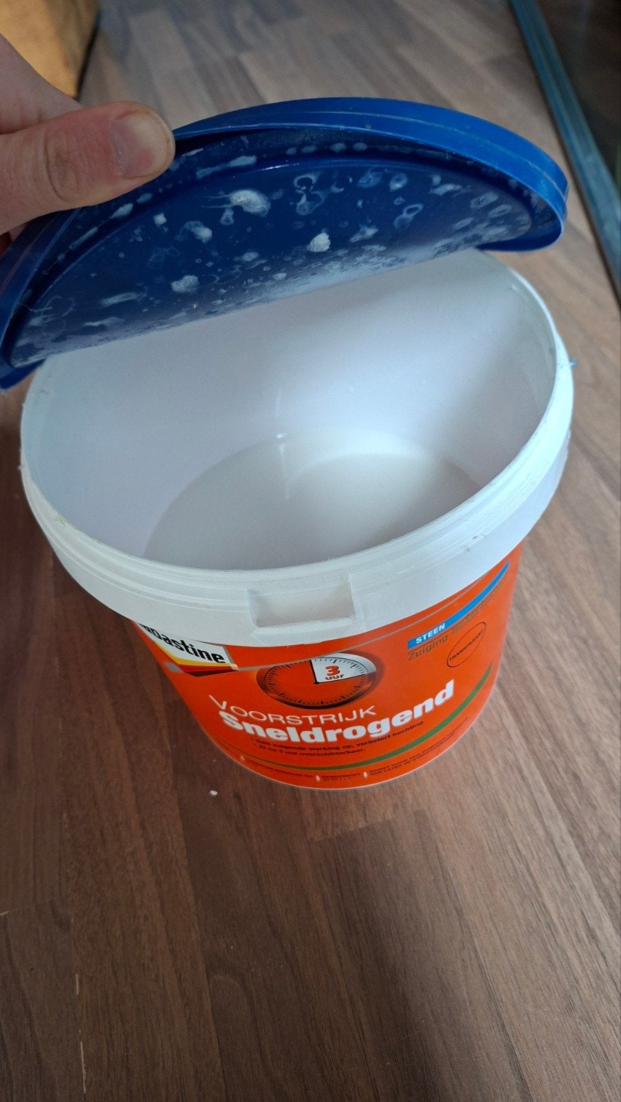 voorstrijk alabastine, Ophalen, Wit