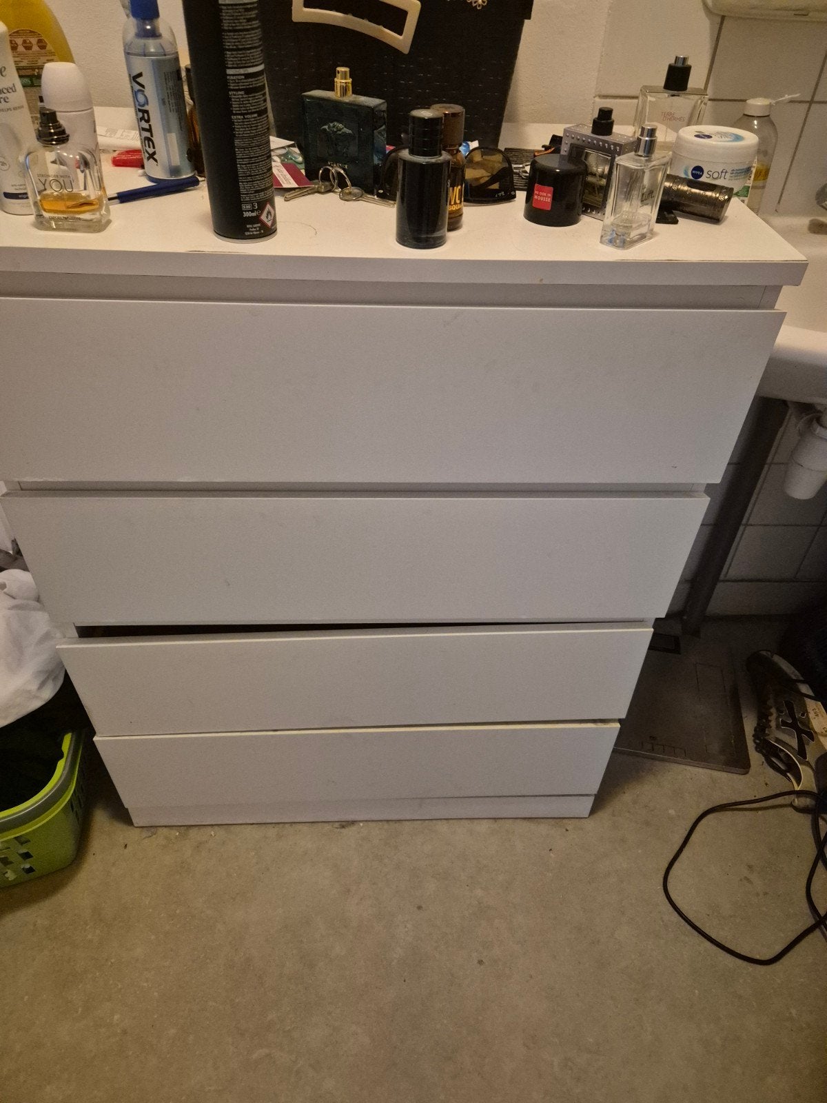 3x Witte ladekast met 4 lades GRATIS, Ophalen