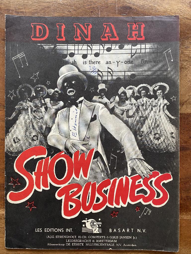 Dinah -Show Business uit 1925, Zang, Gebruikt, Ophalen of Verzenden, Artiest of Componist