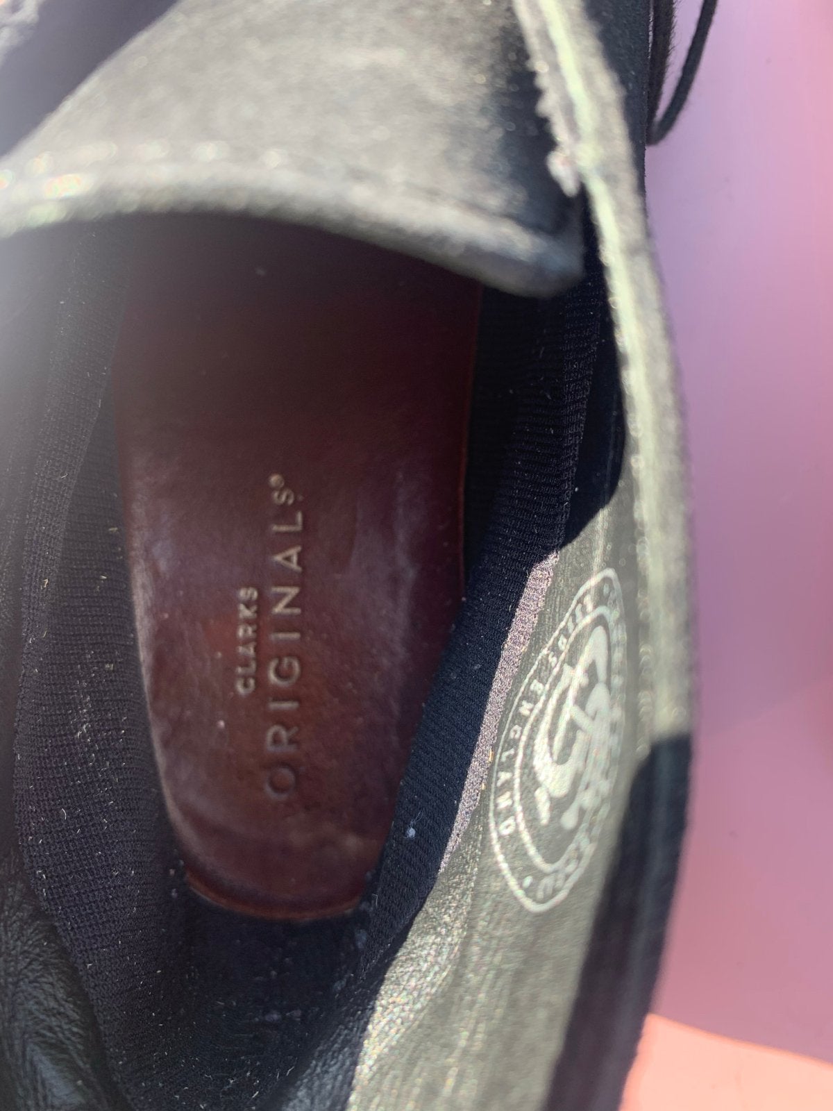 Clarks Originals Desert Boots - Zwart Suède, Ophalen, Gedragen, Zwart, Boots