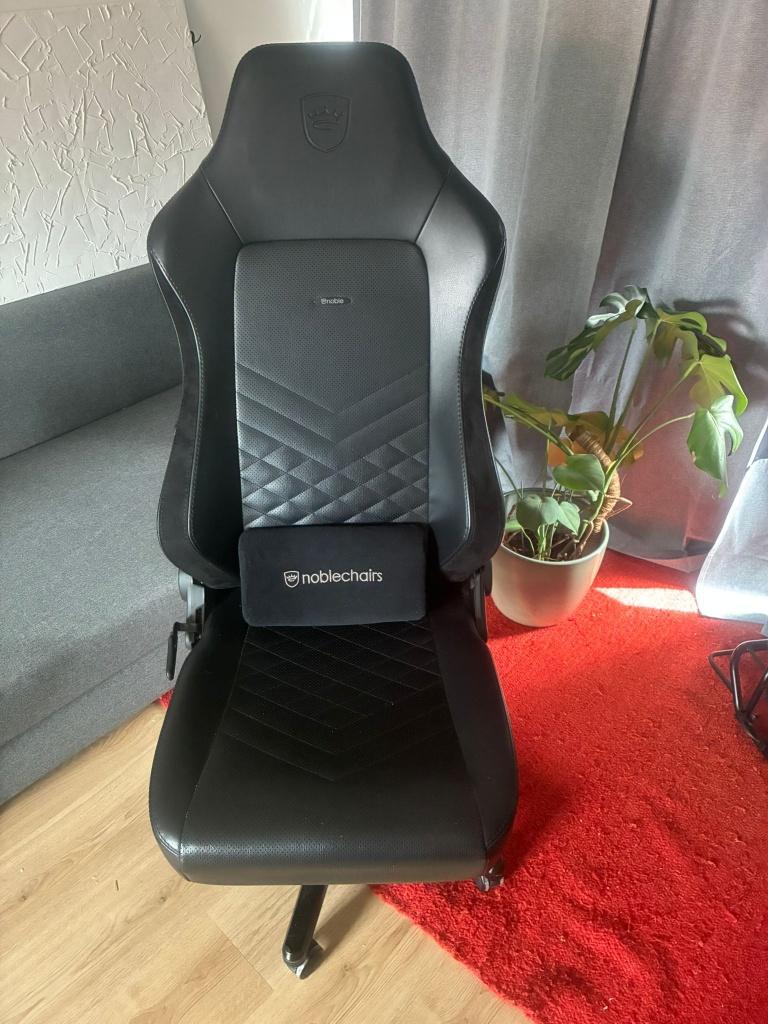 Noble Chair Hero Gaming chair, Ophalen, Gebruikt, Zwart, Gaming bureaustoel