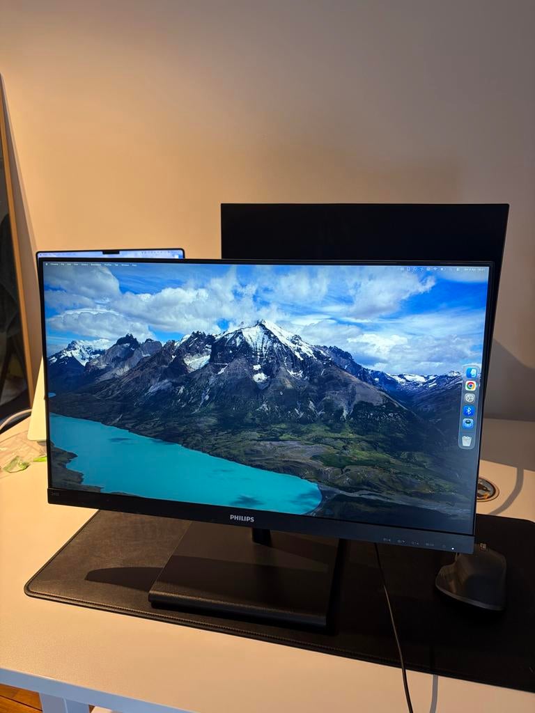 Philips 245E1 Full QHD Monitor - Ideaal als tweede scherm, Ophalen, Philips, HDMI, Kantelbaar
