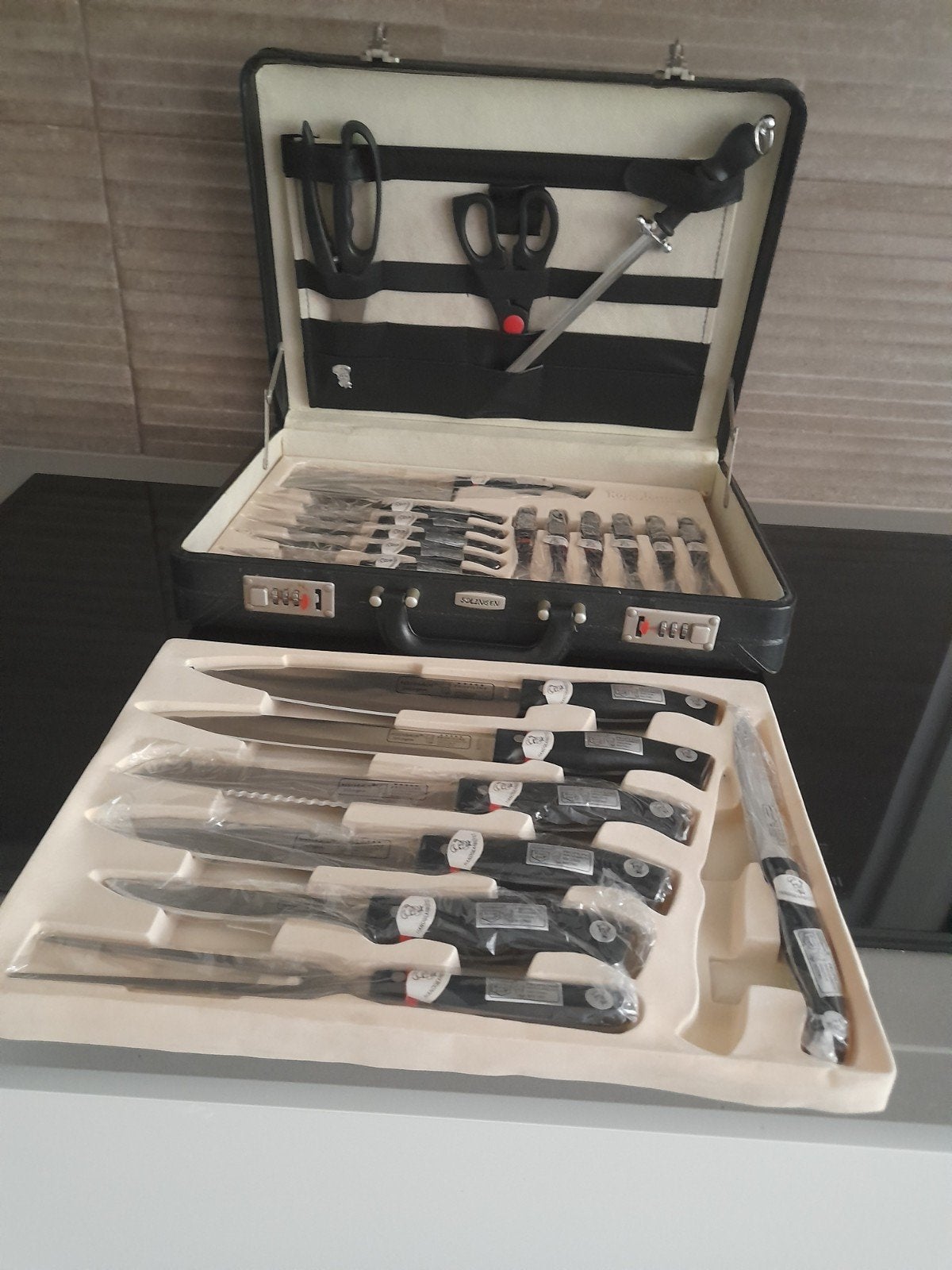 NIEUWE Rosenbaum Solingen 23-delige messenset + bestekset, Ophalen of Verzenden, Nieuw, Rvs of Chroom
