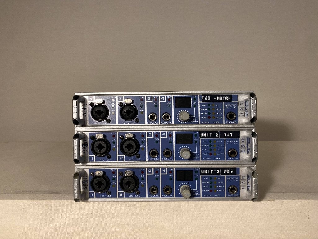 3 x RME Fireface 400 - nog één unit beschikbaar, Ophalen of Verzenden, Gebruikt, Audio