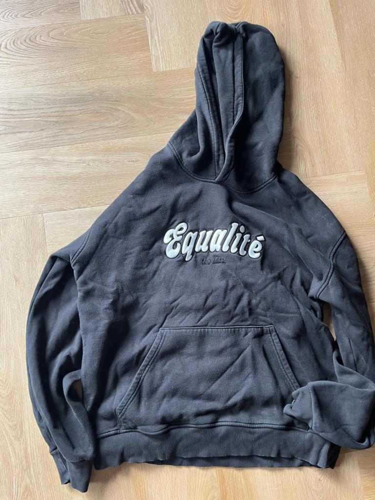 Hoodie Equalite . Origineel , maat XL, Ophalen of Verzenden, Zo goed als nieuw, Maat 56/58 (XL), Zwart