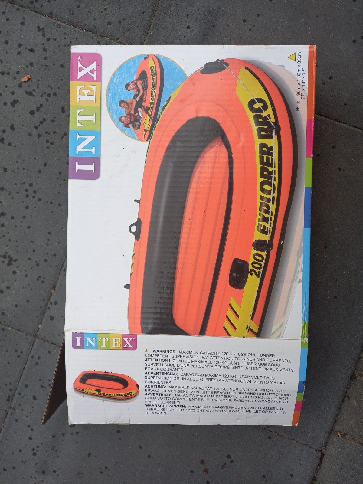 opblaasboot Intex, Ophalen of Verzenden, Zo goed als nieuw
