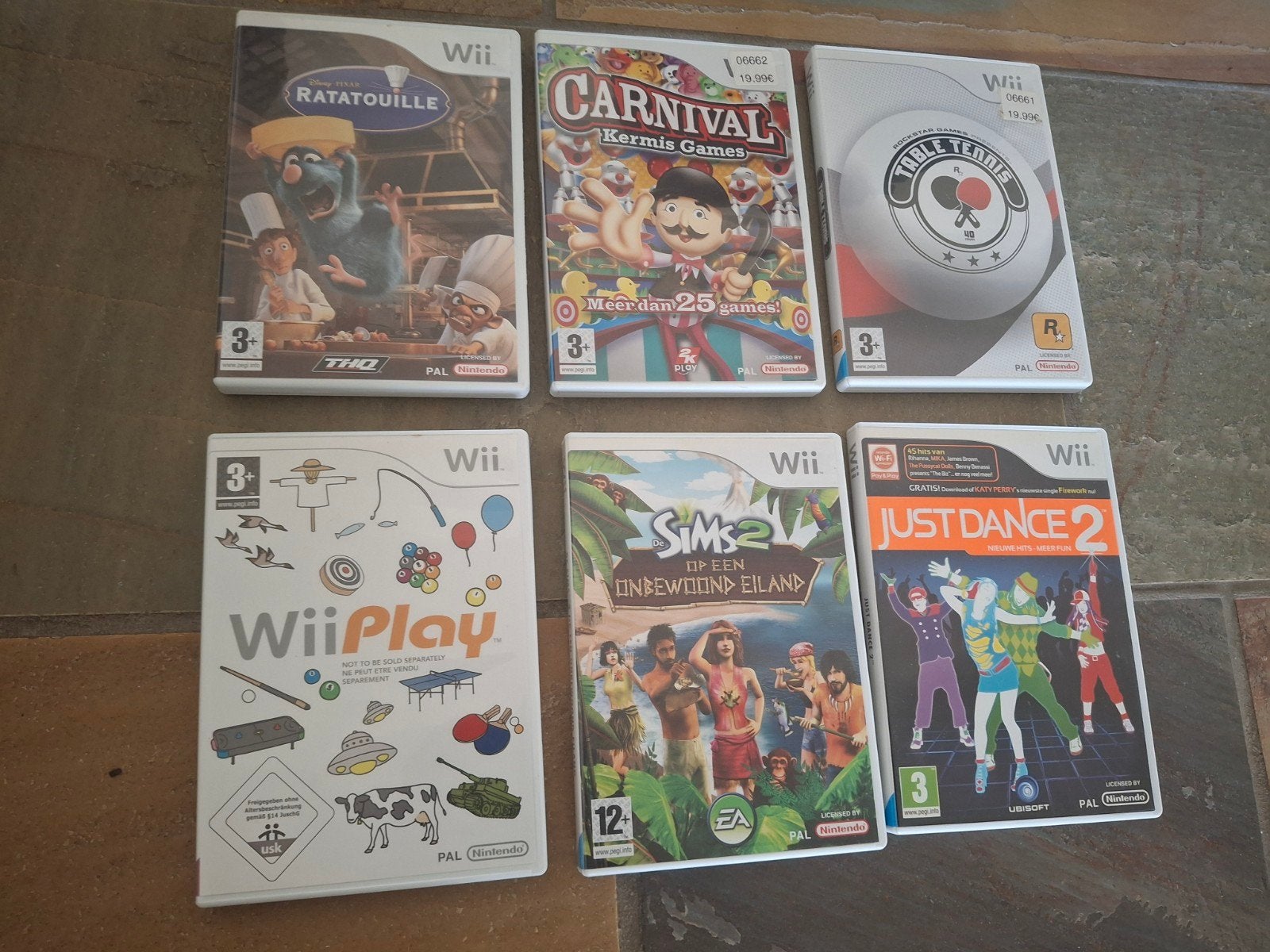 Wii spellen. Per stuk of geheel, Ophalen of Verzenden, Gebruikt