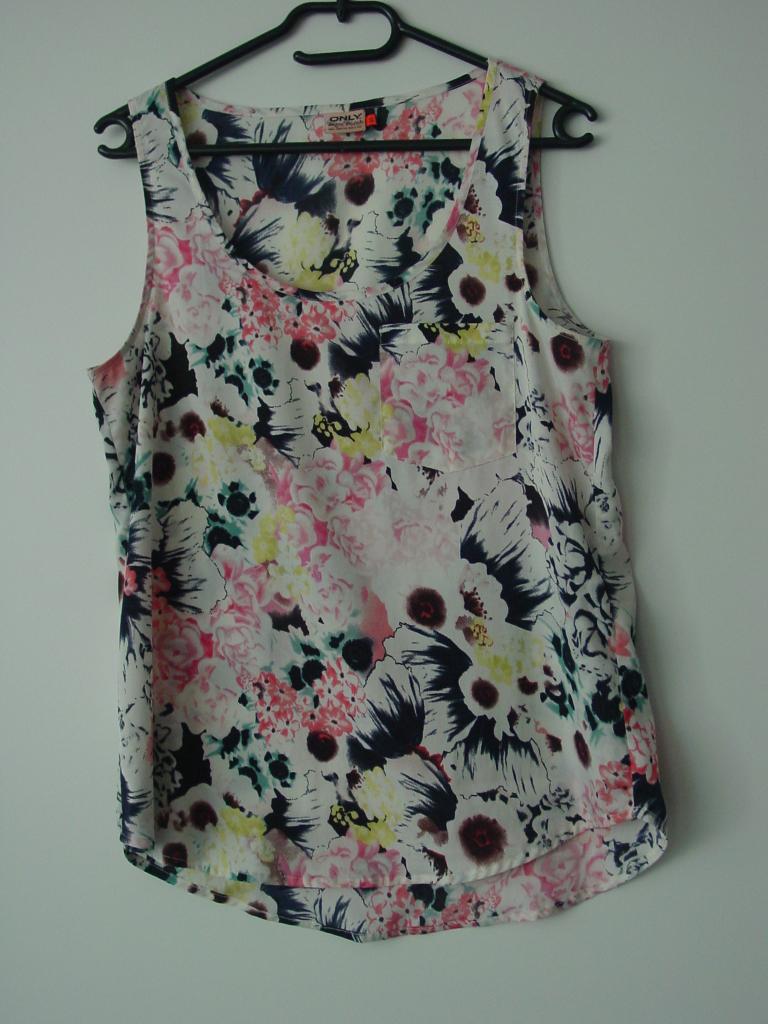 Only top met bloemenprint, maat 40, Maat 38/40 (M), Ophalen of Verzenden, Zonder mouw, Gedragen