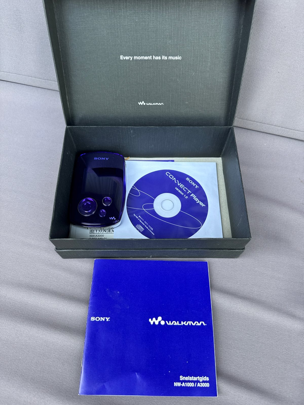 Sony Walkman NW-A1000/A3000 met accessoires, Ophalen of Verzenden, Walkman