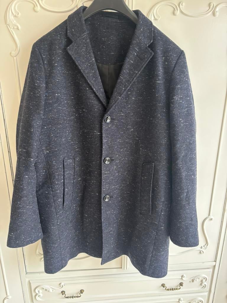 Nieuw blauw stoffen jas maat 58, Ophalen of Verzenden, Nieuw, Maat 56/58 (XL), Blauw